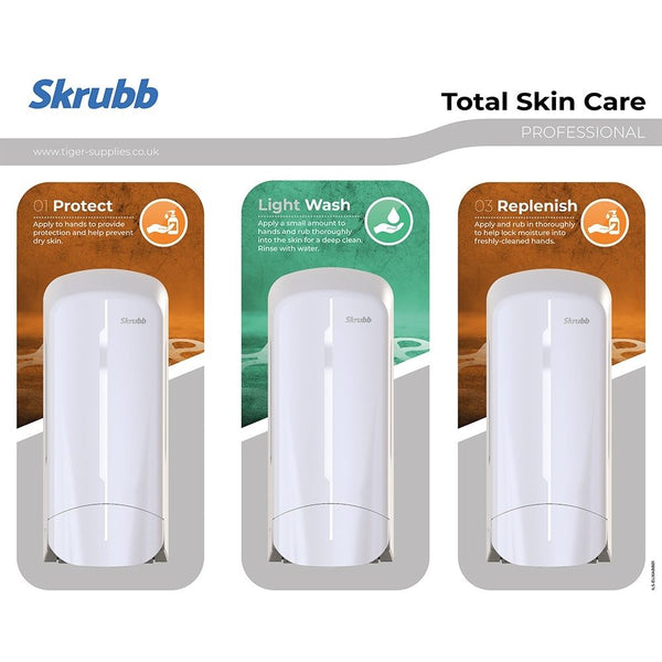 Skrubb SkinCare Centre 3 Stat Heavy With 3x1L Dispensers