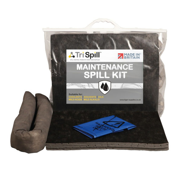 Tri Spill Maintenance Spill Kit - 15 Litre in Clip Top Bag