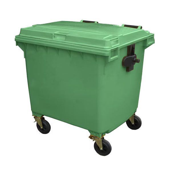 Wheelie Bin - Green - 1,100 Litre