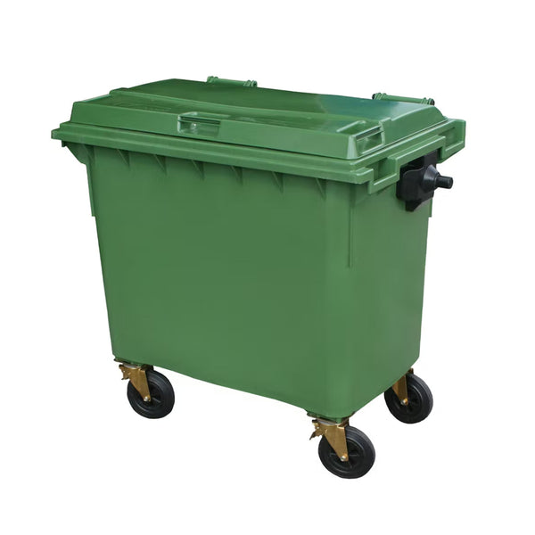 Wheelie Bin - Green - 660 Litre