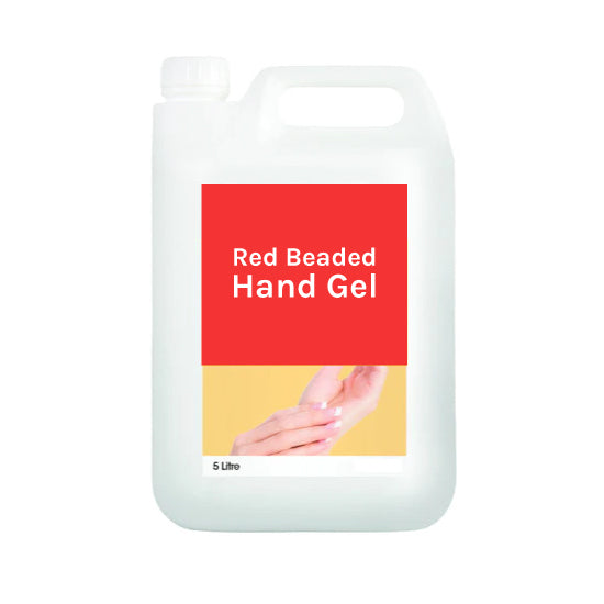 Red Beaded Hand Gel - 5 Litre