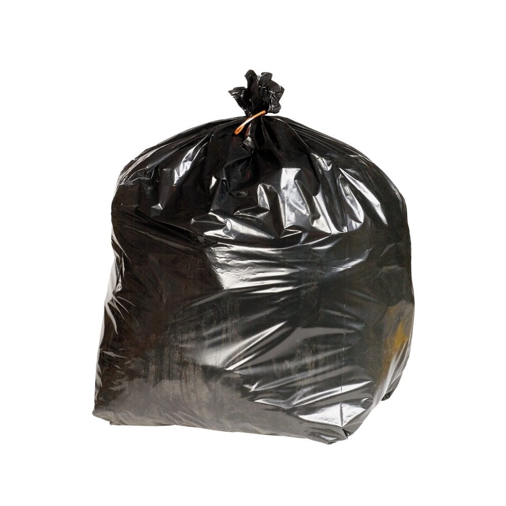 Black Wheelie Bin Liners 30" x 46" x 53" - Pack of 100